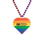 Heart Pride Medallion Beads
