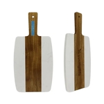 Acacia + Marble Cutting Board