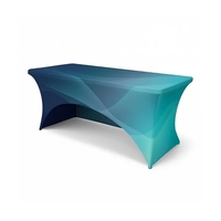 8' Spandex Stretch Table Cover (3-Sided)