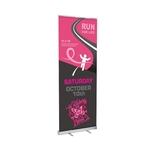 DisplaySplash 31 1/2" W x 78 3/4" H Roll-Up Fabric Banner