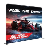 DisplaySplash Tension Fabric Display - 8' W x 7.5' H
