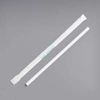 10.25" White Paper Straw