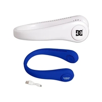 Plastic neck fan with 3 speeds and cord for recharging.... from ASI 98360...