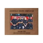 5" x 7" Dark Brown Leatherette Photo Frame