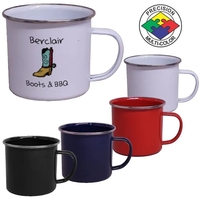 16oz Enameled Steel Campfire Mug... from ASI 80093 Pyrographics /...