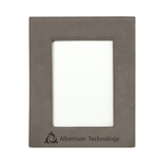 5" x 7" Gray Leatherette Photo Frame