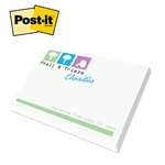 Post-it® Custom Printed Notepad - 3" x 4"