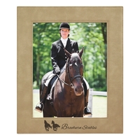 8" x 10" Light Brown Leatherette Photo Frame