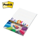 Post-it® Custom Printed Notepad - 4" x 6"