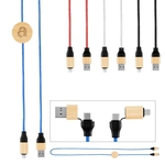 3' 60W Bamboo & rPET Fast Charging Cable