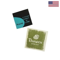 Customizable woven label up to 7 sq. inches with 8 colors.... from ASI 92980...