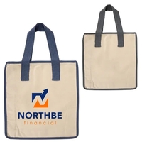 Hilton Heavy Cotton Color Trim Tote Bag