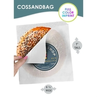 6 3/4" x 7" grease resistant double-open sandwich bags with full... from ASI...