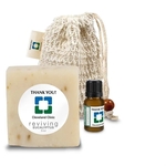 Loofah Bag with Soap and Essential Oil