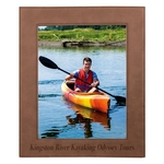 8" x 10" Dark Brown Leatherette Photo Frame