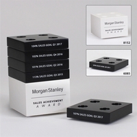 3.5" stackable cube add on, 3.5" x 3.5" x .75".... from ASI 89860 StoneyCreek...