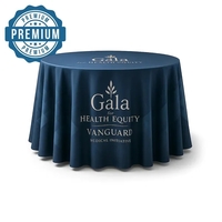 Fully Dye Sublimated 120" Round Table Throw, Seamless - Premium Poly... from...