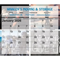 12 month tear-off sheets calendar featuring photos depicting healthy...