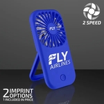 Blue Fan with Kickstand