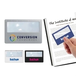 Credit Card Magnifier with Ruler