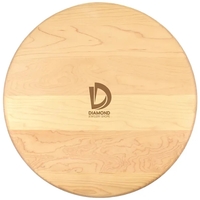 15" x 3/4" round maple cutting board.... from ASI 74601 Calico
