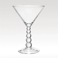 Martini Glass w/ Etching