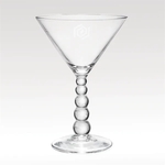 Martini Glass w/ Etching