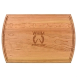 10 1/2" x 16" Cherry Cutting Board with Juice Groove