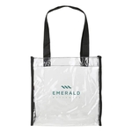Game-Time Transparent PVC Tote Bag