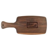 6" x 14.5" x 3/4" paddle-shaped walnut cutting board.... from ASI 74601 Calico