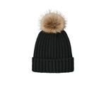 Port Authority Faux Fur Pom Beanie