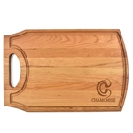 10.5"x17.5" Cherry Cutting Board w/ Handle & Juice Groove