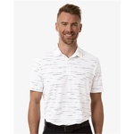 Adidas Men's Ultimate365 Mesh Glimmer Print Polo