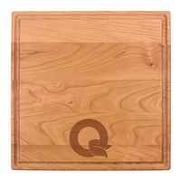 12 x 12" Cherry Square Cutting Board with Juice Groove
