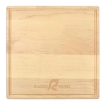 12 x 12" Maple Square Cutting Board with Juice Groove