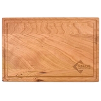 8" x 12" Cherry Rectangular Cutting Board with Juice Groove