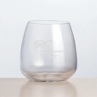 The Hogarth stemless wine glass features a wide bowl and open... from ASI...