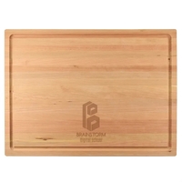 15" x 20" x 1 3/4" rectangular cherry wood butcher's block... from ASI 74601...