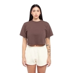 Shaka Wear Women's Garment-Dyed Crop T-Shirt