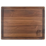 15" x 20" x 1 1/4" Walnut Rectangular Butcher Block
