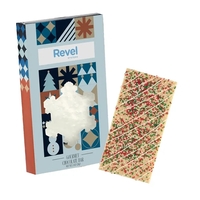 4CP Snowflake Window Box with White Chocolate w/ Holiday Nonpareils &... from...