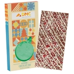 Ornament 3.5 oz Belgian Chocolate in Window Box - Peppermint