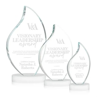 This classic award features a 3/4" thick Starfire Crystal Flame with... from...