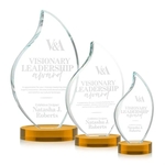 Odessy Flame Award on Alberton Base - Amber