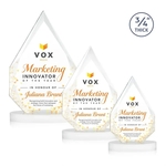 Hawthorne VividPrint™ Award on Alberton Base - White