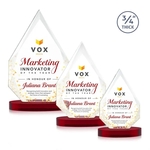 Hawthorne VividPrint™ Award on Alberton Base - Red