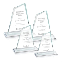 Our extraordinary beveled Starfire Summit award is combined with optical...