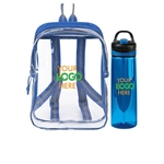 Sports Bottle with Clear Event Backpack