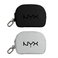 Branson Round Recycled PU Zip Pouch