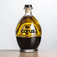 The classic story of two star-crossed lovers inspired this two-part glass......